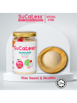Low Calories SuCaLess 5X Granulated Sugar 350g [HALAL/Low Calories/Keto Diet/Local/]